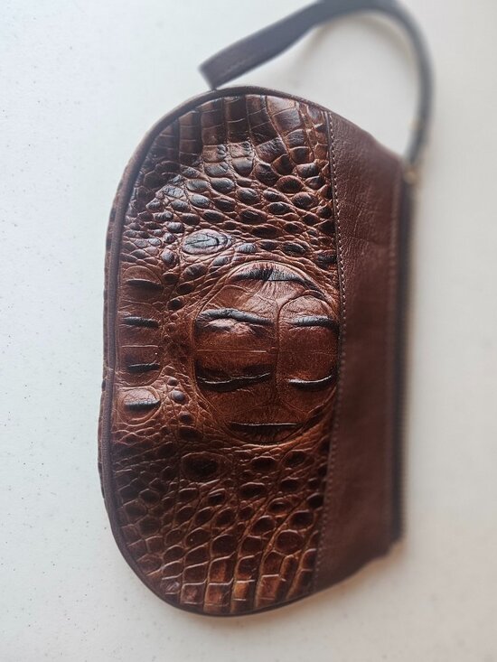 Brahmin NWOT Wristlet/Clutch Purse Pecan Melbourne - Picture 2 of 3